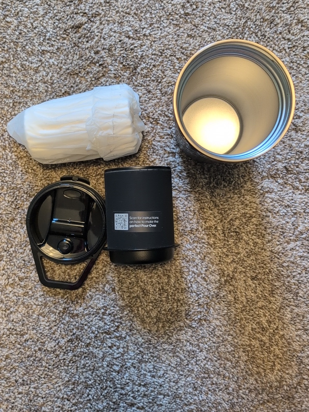 BrüMate Black Leopard Pour Over Travel Tumbler - 20 oz - Picture 6 of 6